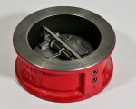 Клапан обратный двустворчатый Rushwork, DN 80 PN16, GG25 / CF8M / EPDM, t - 110°C, межфланцевый