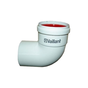 VAILLANT Отвод 90°  DN 80 с уплотнением из силикона VAILLANT Отвод 90°  DN 80 с уплотнением из силикона