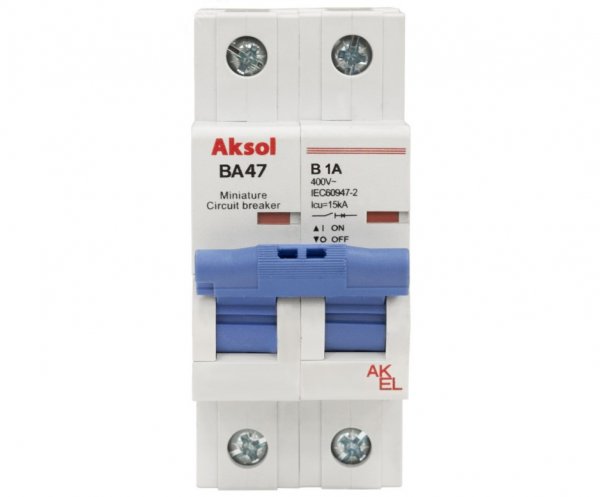 Выключатель автоматический ВА47-MCB-L-AKSOL-2P-B32-AC 2P/32A/B/15кА Выключатель автоматический ВА47-MCB-L-AKSOL-2P-B32-AC 2P/32A/B/15кА