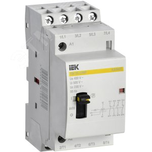 Контактор модульный с ручным упр. КМ25-22МР AC KARAT IEK (MKK12-25-22)  Контактор модульный с ручным упр. КМ25-22МР AC KARAT IEK (MKK12-25-22)