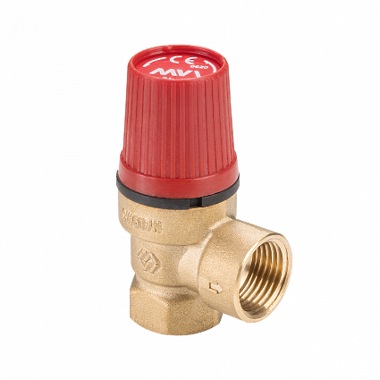 Клапан предохранительный 1/2" * 3 бар MVI Клапан предохранительный 1/2" * 3 бар MVI