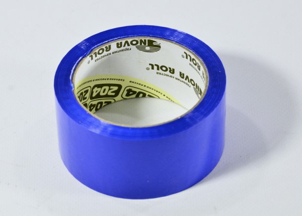 Лента упаковочная 48мм*66м синий Лента упаковочная 48мм*66м синий