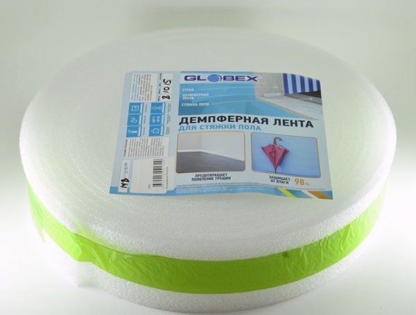 Лента демпферная 100* 8мм (30 м) Лента демпферная 100* 8мм (30 м)