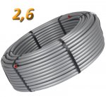  Труба PE-XC/Al/PE-XC 16,2 (2,6) бухта 100м STOUT (1б. = 100 м)