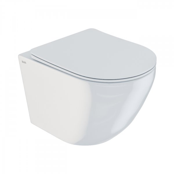 Унитаз подвесной безободковый, Blanco, IDDIS, BLARDSEi25 Унитаз подвесной безободковый, Blanco, IDDIS, BLARDSEi25