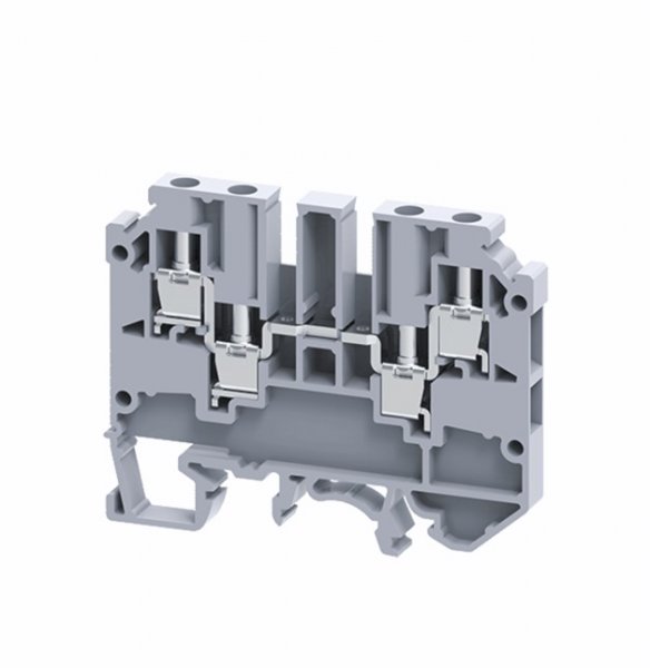 Клемма с четырьмя контактами винтовая OptiClip СMC-2,5-QUATTRO-(0,2-4)-I-серый КЭАЗ 289793 Клемма с четырьмя контактами винтовая OptiClip СMC-2,5-QUATTRO-(0,2-4)-I-серый КЭАЗ 289793