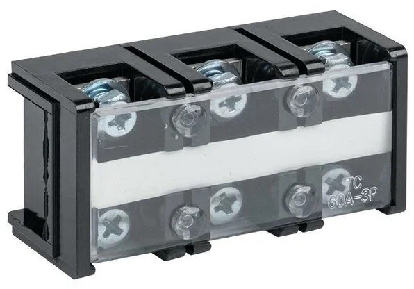 Терминал клеммный TC-603 до 16мм2 60A 3 клеммные пары tc-603 EKF Терминал клеммный TC-603 до 16мм2 60A 3 клеммные пары tc-603 EKF