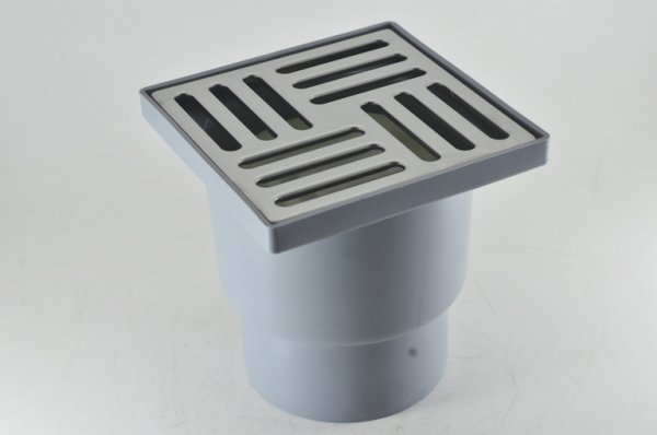 Трап вертик 110 нерегулируемый. решетка 150х150 нерж.СУХОЙ TQ1212 АНИ Трап вертик 110 нерегулируемый. решетка 150х150 нерж.СУХОЙ TQ1212 АНИ