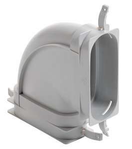 Горизонтальный отвод 90° для плоского воздуховода 52 x 132 мм Горизонтальный отвод 90° для плоского воздуховода 52 x 132 мм