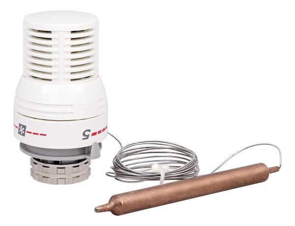 Головка термостатическая с погружной гильзой (диап. Регул-ки 20-65С) 2м. Головка термостатическая с погружной гильзой (диап. Регул-ки 20-65С) 2м.