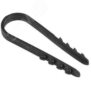 Дюбель-хомут 11-18мм нейлон черный(100шт) Дюбель-хомут 11-18мм нейлон черный(100шт)