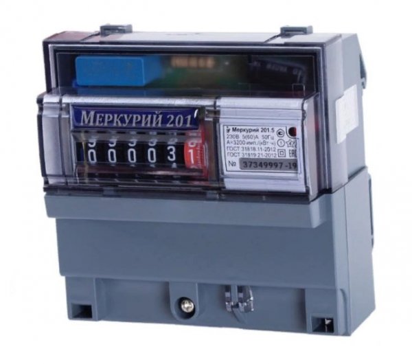 Счетчик электроэнергии Меркурий 201.6 однофазный однотарифный, 10(80), кл.точ. 1.0, D, ЭМОУ, имп. выход (201.6) Счетчик электроэнергии Меркурий 201.6 однофазный однотарифный, 10(80), кл.точ. 1.0, D, ЭМОУ, имп. выход (201.6)
