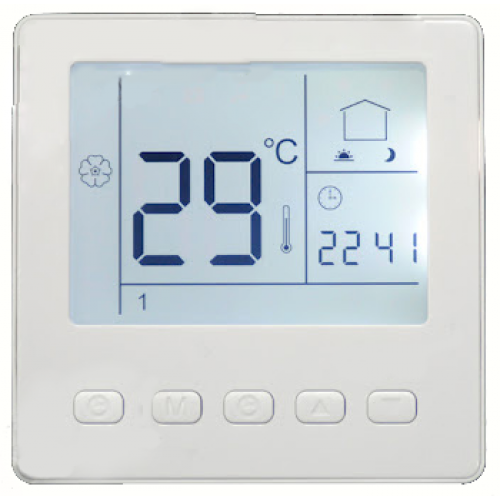 Электронный проводной термостат программируемый M7.713 (н.з. и н.о) 220В/ 3А Электронный проводной термостат программируемый M7.713 (н.з. и н.о) 220В/ 3А