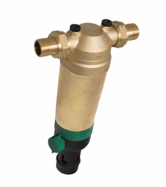 Фильтр с манометром латунный корпус 1" - 1 1/4" ( до 80 С) с обратной промывкой Фильтр с манометром латунный корпус 1" - 1 1/4" ( до 80 С) с обратной промывкой