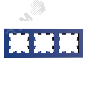 ATLASDESIGN рамка трехпостовая, универсальная, АКВАМАРИН ATLASDESIGN рамка трехпостовая, универсальная, АКВАМАРИН