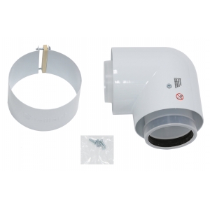 VAILLANT Отвод для труб 80/125 мм. 87° РР VAILLANT Отвод для труб 80/125 мм. 87° РР