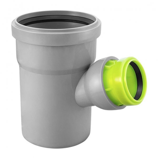 Тройник VALFEX DN 110/50, регулируемый 45-88гр. Тройник VALFEX DN 110/50, регулируемый 45-88гр.