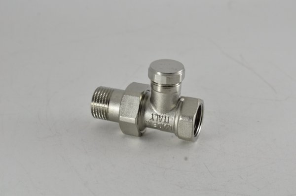 Блок-кран прямой 3/4" д/рад STOUT Блок-кран прямой 3/4" д/рад STOUT