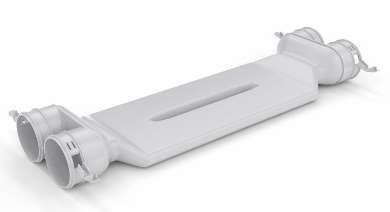 Переходник для подключения до двух гибких воздуховодов Ø 75/62 мм, Переходник для подключения до двух гибких воздуховодов Ø 75/62 мм,