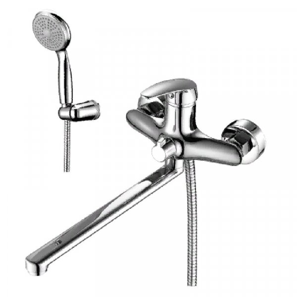 LM0451C Смеситель универсальный с плоским изливом 300мм, дивертор с кер. пластиними, хром "Линара" LEMARK LM0451C Смеситель универсальный с плоским изливом 300мм, дивертор с кер. пластиними, хром "Линара" LEMARK