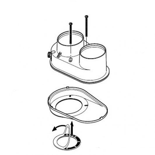 Protherm Разделительный элемент 60/100 2х80мм Protherm Разделительный элемент 60/100 2х80мм