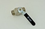 Кран шаровой    3/4" шш ручка полнопроходной STOUT