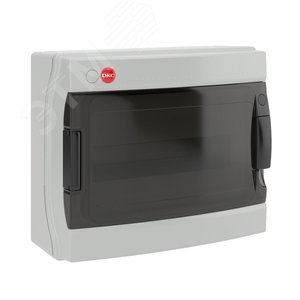 Щиток настенный с дверцей 12 мод.,IP65, серый, с клеммным блоком 63А (RB12W6TGD) DKC Щиток настенный с дверцей 12 мод.,IP65, серый, с клеммным блоком 63А (RB12W6TGD) DKC