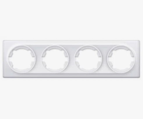 FLORENCE рамка БЕЛЫЙ 4 элемента FLORENCE рамка БЕЛЫЙ 4 элемента