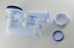 Сифон 1 1/2" Е210 АНИ с регулируемым затвором (подходит для душевых поддонов)