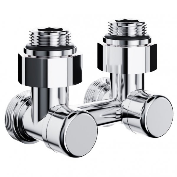 Узел нижнего подключения Royal Thermo угловой 1/2"х3/4" EK (хром) Узел нижнего подключения Royal Thermo угловой 1/2"х3/4" EK (хром)