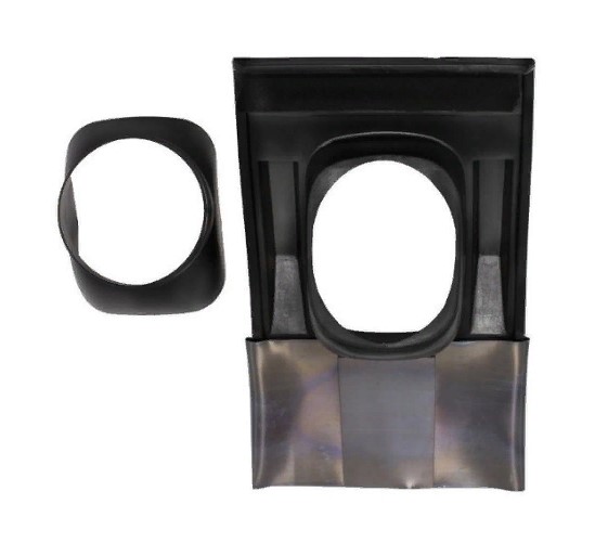 Vaillant Элемент из пластмассы для пересечения дымоходом/воздуховодом косой крыши черный Vaillant Элемент из пластмассы для пересечения дымоходом/воздуховодом косой крыши черный