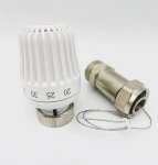 Головка термостатическая  выносным проточным сенсором 3/4 (20 - 60 °C) TIM