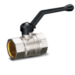 Кран шаровой 1/2" гг ручка (никель) LD Кран шаровой 1/2" гг ручка (никель) LD