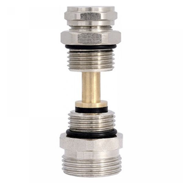 Клапан регулировочный под шестиграник на обратным котуре с ниппелем 1/2" наружная - 3/4" наружная Клапан регулировочный под шестиграник на обратным котуре с ниппелем 1/2" наружная - 3/4" наружная