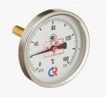 Термометр биметалический тип БТ-31.211. 0..+160°C, 63 мм, L=64мм, G1/2" (сзади), кл.2,5, Росма Термометр биметалический тип БТ-31.211. 0..+160°C, 63 мм, L=64мм, G1/2" (сзади), кл.2,5, Росма