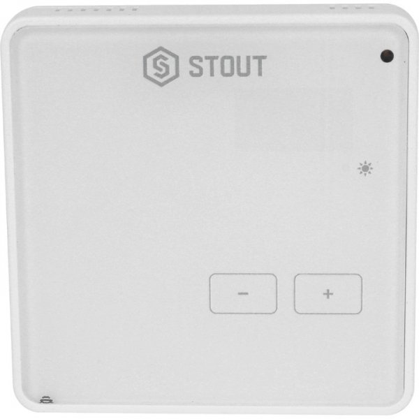 Проводной комнатный регулятор R-10z, белый STOUT Проводной комнатный регулятор R-10z, белый STOUT