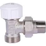 Клапан термостатический угловой 1/2" х 3/4" ЕК  д/рад STOUT