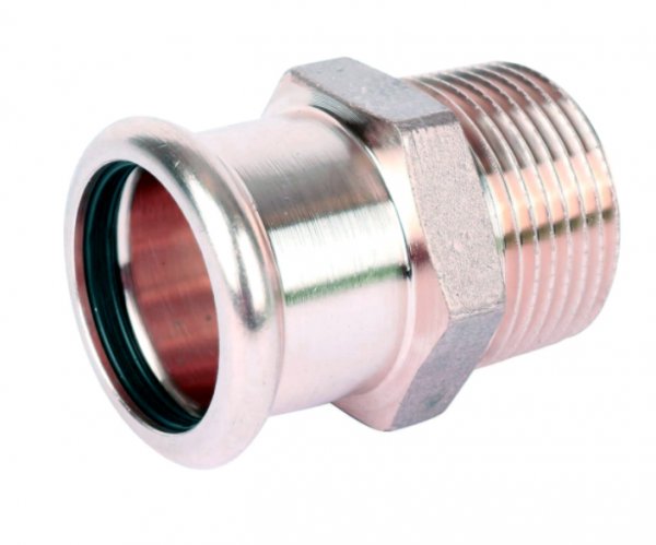 Муфта Н-пайка 42х1 1/4" пресс, медь Муфта Н-пайка 42х1 1/4" пресс, медь