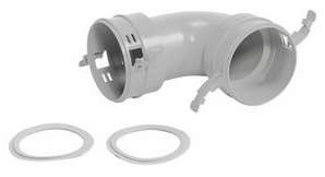 Колено 90 ° без монтажного основания, 92/75 мм Колено 90 ° без монтажного основания, 92/75 мм