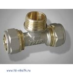 Тройник 2ц+ш 16*3/4" Frap, TTM, LTM, RVC