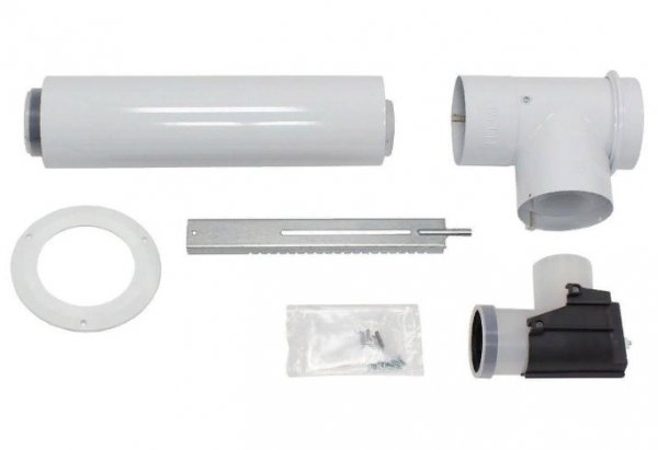 Vaillant Базовый комплект труб 80/125 мм PP для подключения к дымоходу Dn 80 в шахте Vaillant Базовый комплект труб 80/125 мм PP для подключения к дымоходу Dn 80 в шахте