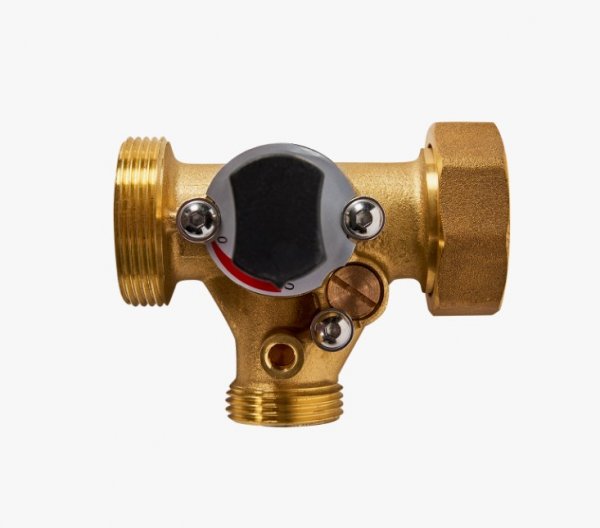 Клапан смесительный 3-ходовой ROMMER для привода для группы RDG-1003, левый Клапан смесительный 3-ходовой ROMMER для привода для группы RDG-1003, левый