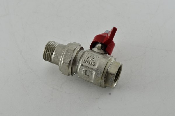 Кран шаровой 1/2" гш американка бабочка IDEAL 098 ITAP Кран шаровой 1/2" гш американка бабочка IDEAL 098 ITAP