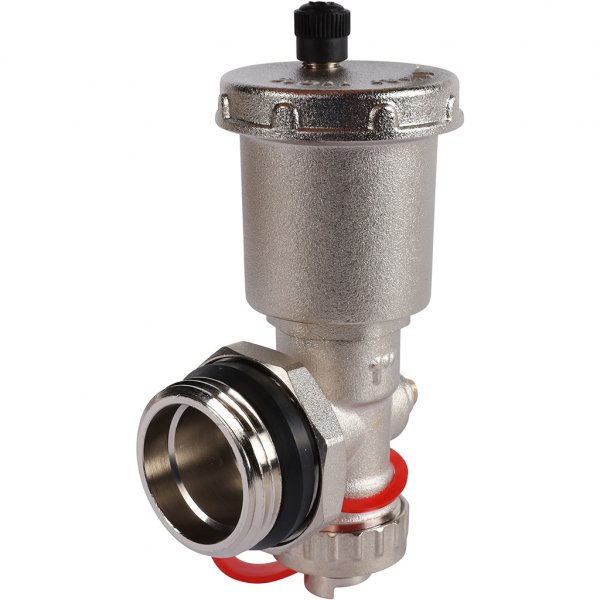 Тройник+воздухоотводчик+сливной кран для под. контура ROMMER Тройник+воздухоотводчик+сливной кран для под. контура ROMMER