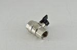 Кран шаровой 3/4" гг бабочка полнопроходной STOUT Кран шаровой 3/4" гг бабочка полнопроходной STOUT