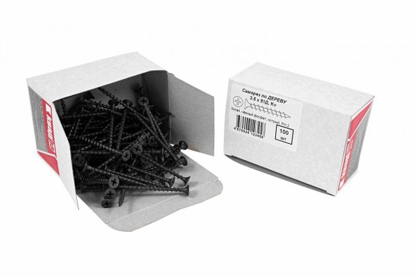 Саморез по дерeву чёрный 3.5 х 51 Квaдpа редкая резьба, для гкл, уп. 100 шт. Саморез по дерeву чёрный 3.5 х 51 Квaдpа редкая резьба, для гкл, уп. 100 шт.