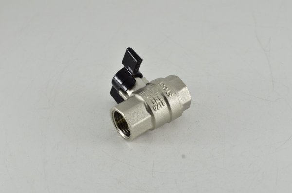 Кран шаровой 1/2" гг бабочка полнопроходной STOUT Кран шаровой 1/2" гг бабочка полнопроходной STOUT