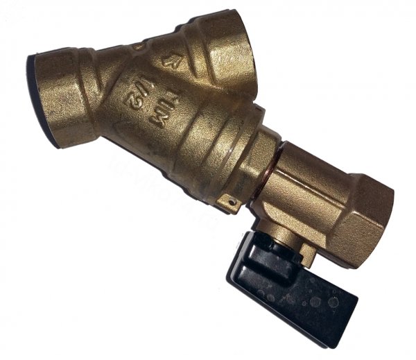 Фильтр 1/2" гг с мини краном TIM Фильтр 1/2" гг с мини краном TIM