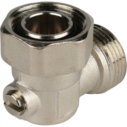 Узел нижнего подключения для радиатора, угловой, раздельный 3/4" STOUT Узел нижнего подключения для радиатора, угловой, раздельный 3/4" STOUT