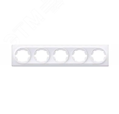 FLORENCE рамка БЕЛЫЙ 5 элементов FLORENCE рамка БЕЛЫЙ 5 элементов